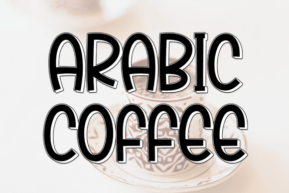 Arabic Coffee: A Display Font for Editorial Expression