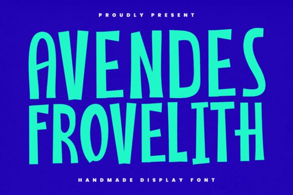 Avendes Frovelith: A Creative Font for Modern Web Design