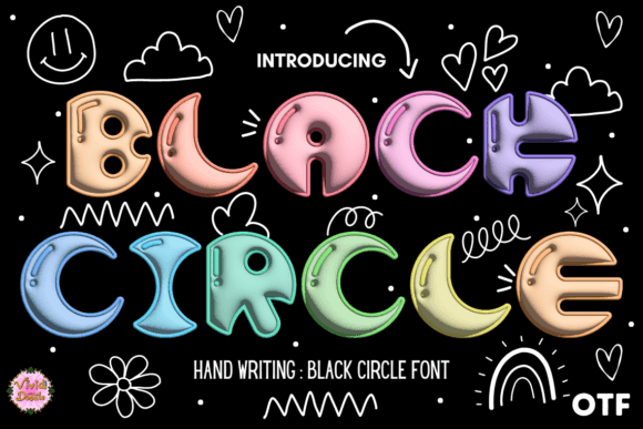 Black Circle: A Font That Speaks in Geometry