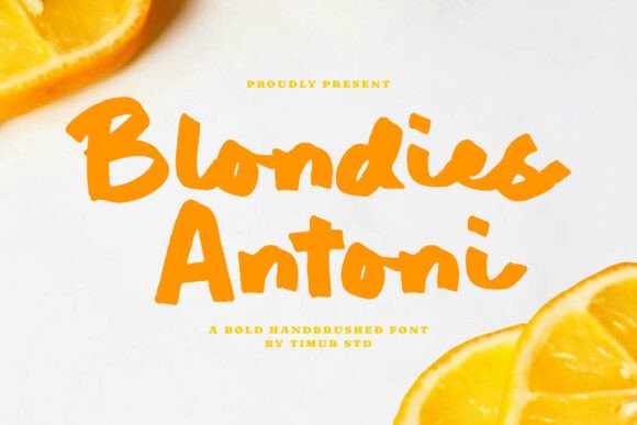 Blondies Antoni: A Bold Font for Digital Design