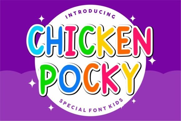 Chicken Pocky: A Fun Display Font for Web Design