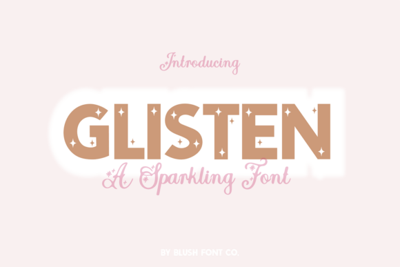 Font Choice That Speaks Volumes: Glisten in Action