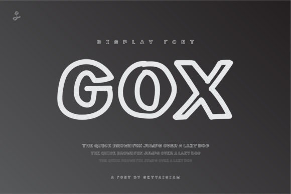 Gox: A Font That Speaks Volumes in Every Design