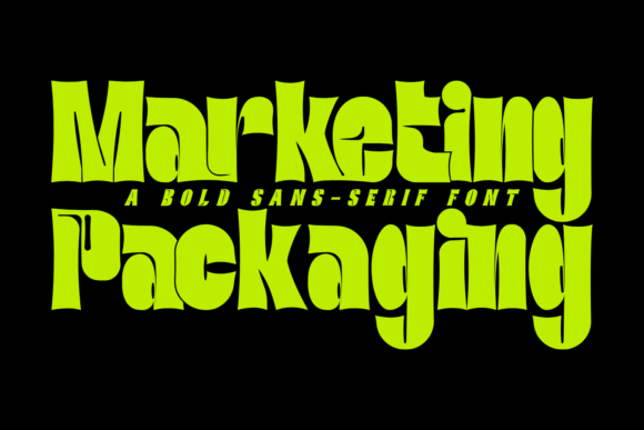Marketing Packaging: A Bold Font for Crafters and Product Creators