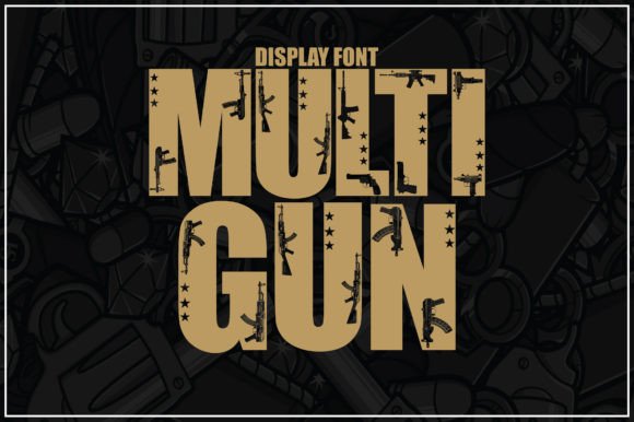 Multi Gun: A Fun Decorative Font for Creative Projects