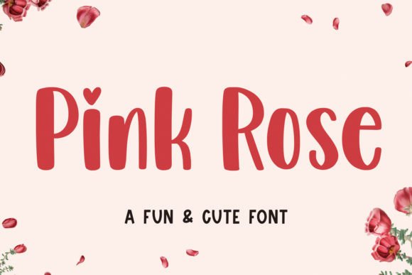 Pink Rose: A Versatile Display Font for Editorial Design