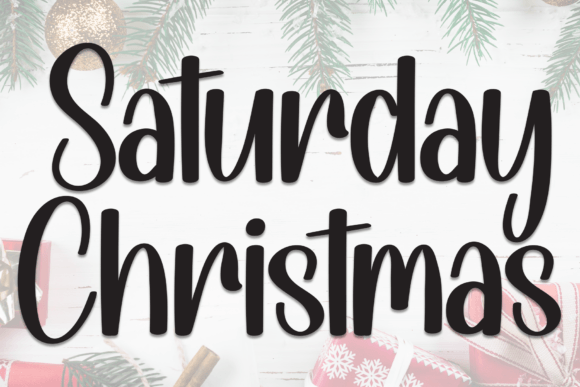Saturday Christmas Font: A Warm and Friendly Accent for Branding