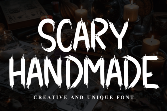 Scary Handmade: A Sweet and Versatile Display Font for Branding