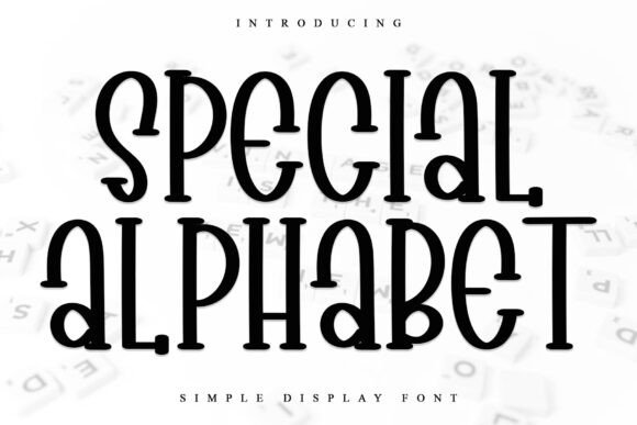 Special Alphabet: A Beautiful Choice for Digital Design