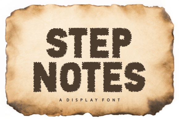 Step Notes: A Playful Font for Bold Digital Campaigns