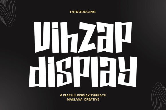 Vihzap: A Playful Font for Dynamic Branding